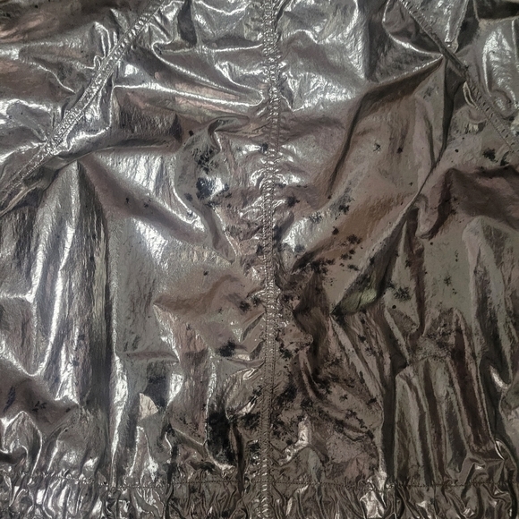 Free People sinched waist with hood rain jacket size xs/s oversized - Picture 8 of 16